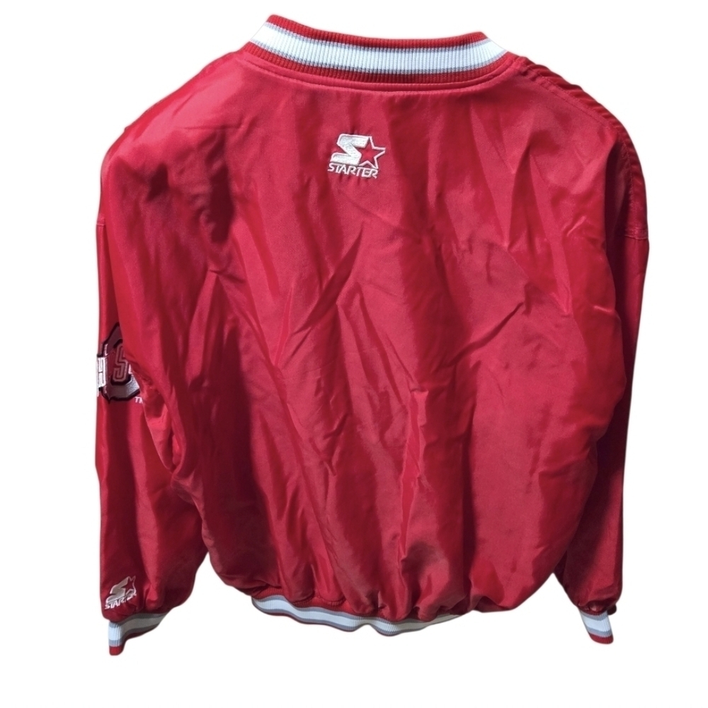 Vintage Starter Ohio State Buckeyes Embroidered Windbreaker Pullover Size XL - Picture 2 of 10